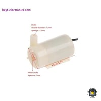 مضخة مياه غاطسة صغيرة DC 3V-5V