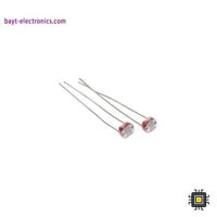 مقاومة ضوئية 5528 LDR بقطر 5 ملم – قطعتان