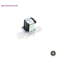 صمام ماء كهربائي 12V DC – مدخل/مخرج 1/2 بوصة (N/C)