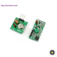 وحدة إرسال واستقبال RF 433MHz – طقم ترانسمتر + ريس...