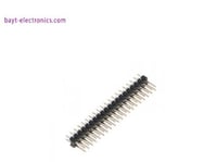 رأس توصيل ذكر (Pin Header) مزدوج الصف 2×40