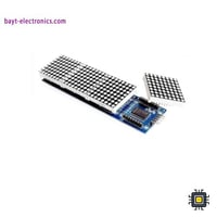 وحدة مصفوفة LED 1×4 تعمل بشريحة MAX7219 – شاشة عرض...