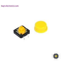 مفتاح ضاغط E2 مع غطاء ملون – 12×12 ملم – Push Butt...