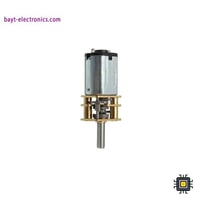 محرك تروس معدني صغير N20 بجهد 12V – سرعة 600RPM بن...