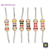 مقاومة Resistors - ثابتة 1/4 واط – متعددة القيم