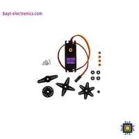 محرك سيرفو MG996R – دوران 360 درجة – عزم 13 كجم/سم...