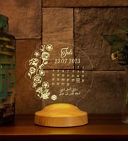 أبجورة وعد - أبجورة مضيئة مناسبة كهدية لعيد الزواج...