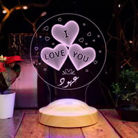 أبجورة حُب - أباجورة مضيئة بالاسم بإسم من تحب