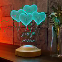 أبجورة اشتياق - أبجورة مضيئة بالاسم مناسبة كهدية ل...