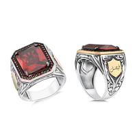 خاتم النجد - خاتم رجالي بالاسم فضة عيار 925 بحجز ز...