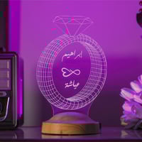 أبجورة ميثاق - أبجورة مضيئة مناسبة كهدية لعيد الزو...