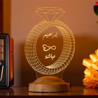 أبجورة ميثاق - أبجورة مضيئة مناسبة كهدية لعيد الزو...