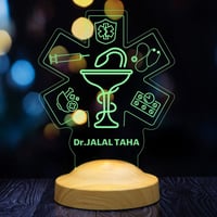 أبجورة شفاء - أبجورة مضيئة بالاسم مناسبة كهدية للص...