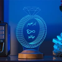 أبجورة أنت الحب - أبجورة مضيئة بالاسم مناسبة كهدية...