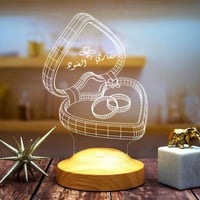 أبجورة ذكرى - ابجورة مضيئة مناسبة كهدية في عيد الز...