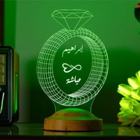 أبجورة ميثاق - أبجورة مضيئة مناسبة كهدية لعيد الزو...