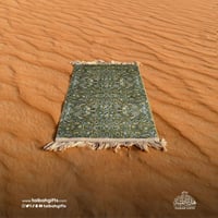 سجادة الروضة الشريفة سادة اخضر