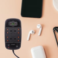 بكج توصيلة كهربائية من Power Soket أصلية 4 منافذ ,...