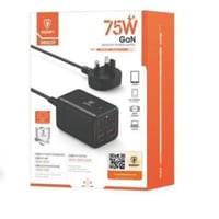 شاحن جداري بثلاث منافذ تايب سي و منفذين يو اس بي ب...