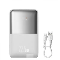 بيسوس - شاحن متنقل بيسوس ابيض 20,000 ملي امبير بقو...