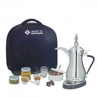 مجموعة صنع القهوة من دلة الخليج 1 لتر 1000 وات GA-...