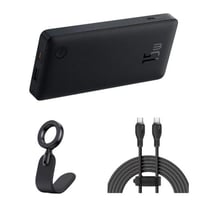 بكج بطارية متنقلة بسعة 10,000ملي وكيبل تايب سي بطو...