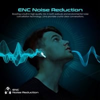 سماعة بروميت ايربودز بتقنية عزل الضوضاء مع استمرار...