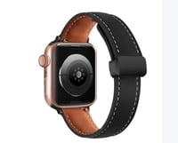 اسوارة ساعة ابل جلد مقاس42 / 44 / 45 / 49 ملم