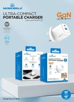 بكج باور بنك سبون 5 الاف و سماعات اذن داخلية ZEROS...