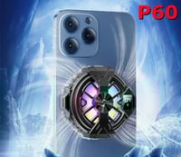 مروحة تبريد للجوال لون اسود-P60