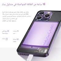 بكج جوال اوكتيل P1 (أبيض) 256 جيجا 16 رام 4G وسماع...