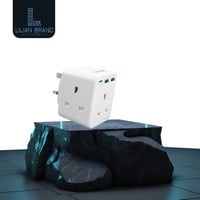 شاحن جداري راف باور 3 منافذ طاقه +2 مداخل يوسبي +1...