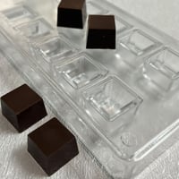 قالب شوكولاتة إيكريلك مكعبات جودة عالية ، المقاس 2...