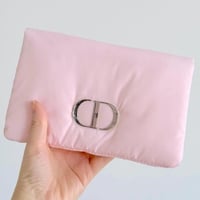 طقم شنطة ديور وردي / طقم حقيبة ديور ورديه