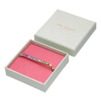Ted Baker Gold Tone/Red Rainbow MELRAH: Crystal Ad...