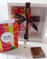 10 عطر ايرمز امبولة مع حبه شوكلاته