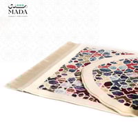 طقم سجادة صلاة مِحْارب كشميري مع إحرام صلاة سحاب (...