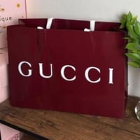 كيس قوتشي عنابي / احمر اصلي (كبير/لارج)