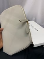 شنطة بربري جلد بيج BURBERRY Biege Leather Pouch