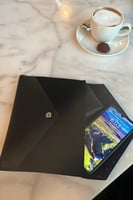 جفنشي باوتش اسود جلد و مخمل Givenchy Leather clutc...