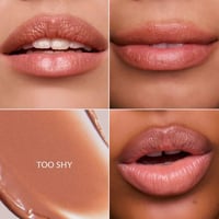 Too shy- sheer nude peach