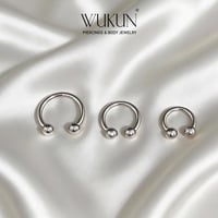 زمام بيرسينج فضة 925s حذوة الحصان