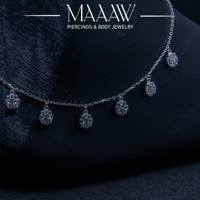 خلخال فضة 925s موديل 9213