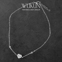 خلخال فضة 925s وميض القلب