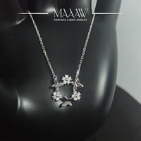 سلسال فضة 925s فراشات موديل 946