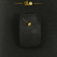 زمام بيرسينج ذهب عيار 18k وردة سادة 6