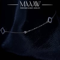 خلخال فضة موديل 9223