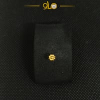 زمام بيرسينج ذهب عيار 18k وردة سادة 6