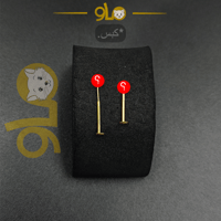 زمام بيرسينج ذهب قلب منقوش 2