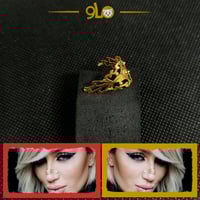 خاتم الانف ذهب عيار 18K nose cuff